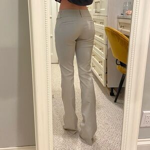 Low-waist bootcut business pant slacks